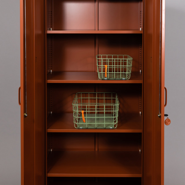 Popstrukt Waffle Basket Medium - Soft Sage in a popstrukt