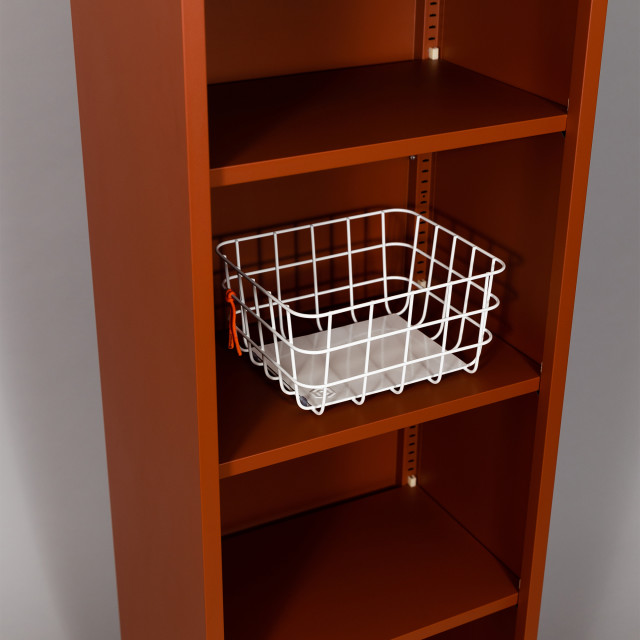 Popstrukt Waffle Basket Medium - White in a popstrukt