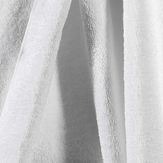 Thread Office Plain Evolution 500gsm Bath Sheet, 86cm x 160cm - White- Close Up Detail