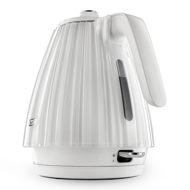 DeLonghi Ballerina Cordless Kettle, 1.7L - Opaline White angle
