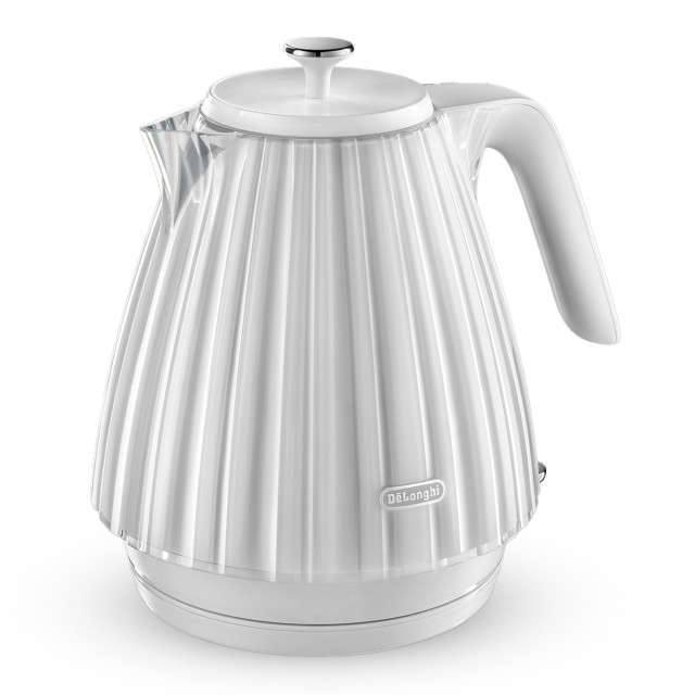 DeLonghi Ballerina Cordless Kettle, 1.7L - Opaline White