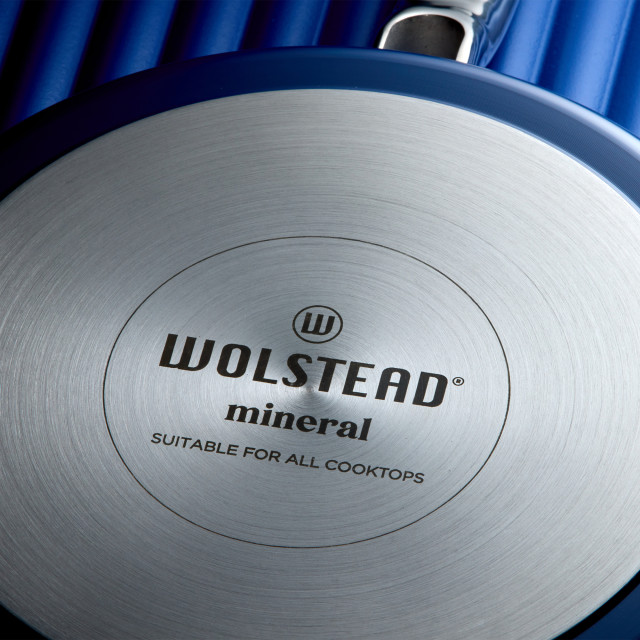 Wolstead Mineral Non-Stick Cookware, Set of 4 - Navy detail
