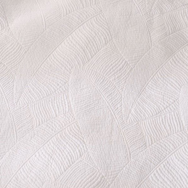 Linen House White Manon Coverlet Quilt Set - Double/Queen
