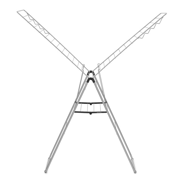 Brabantia Hangon Drying Rack, 25m - Metalic Grey angle