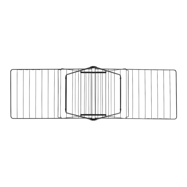 Brabantia Hangon Drying Rack, 25m - Matt Black angle