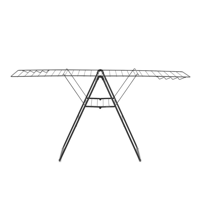 Brabantia Hangon Drying Rack, 25m - Matt Black angle