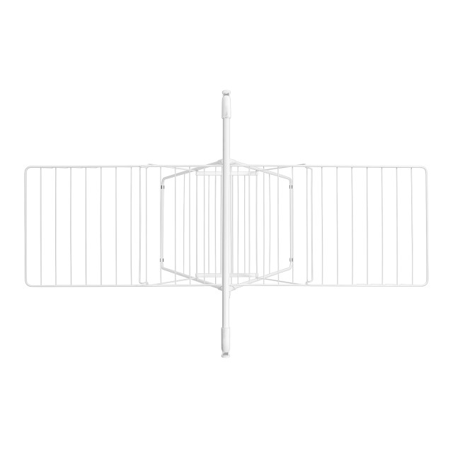 Brabantia Hangon Drying Rack with Hanging Rod, 25m - White angle