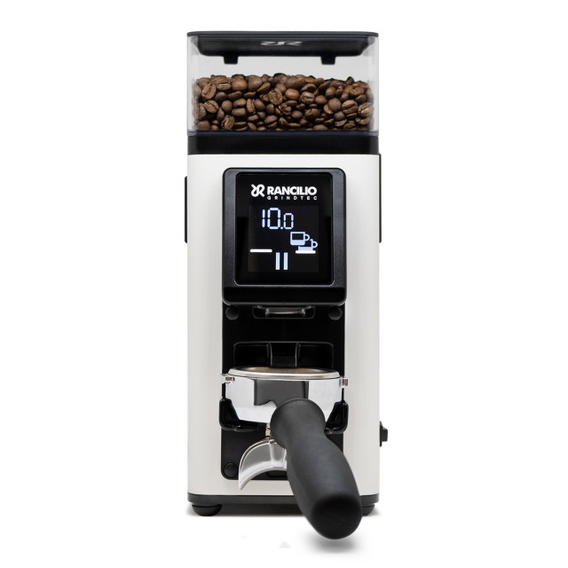 Rancilio Stile Burr Coffee Grinder - White angle