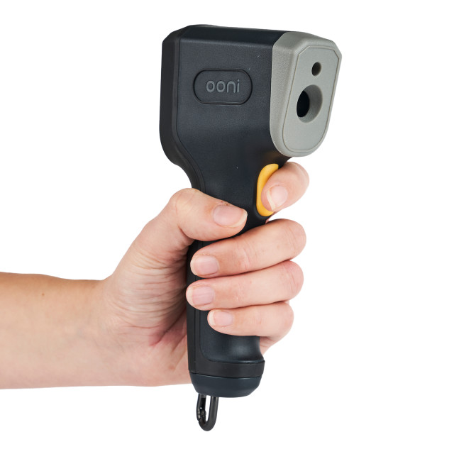 Ooni Digital Infrared Thermometer showing scale
