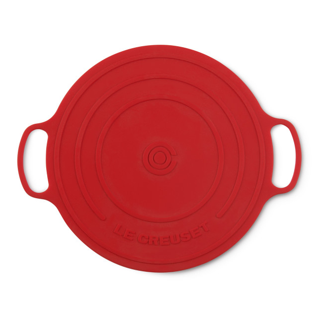 Le Creuset Silicone Trivet Lid Design, 20cm - Cerise