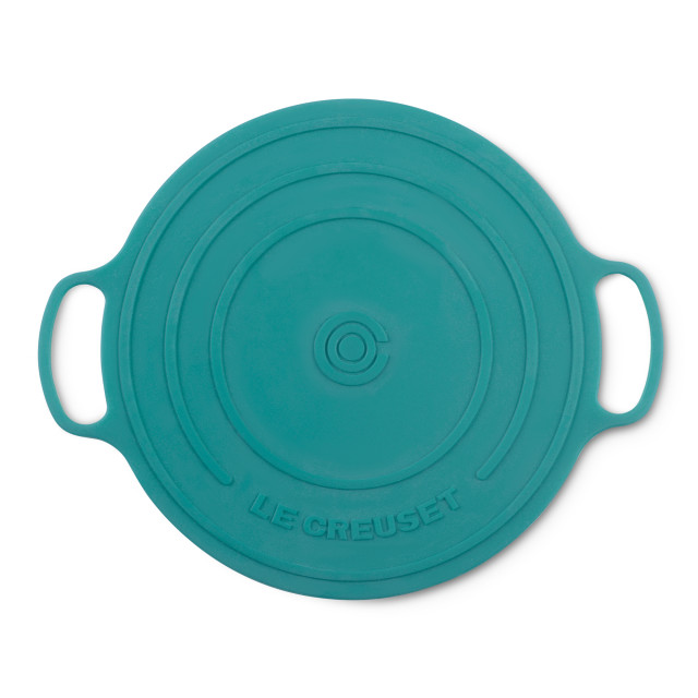 Le Creuset Silicone Trivet Lid Design, 20cm - Turquoise