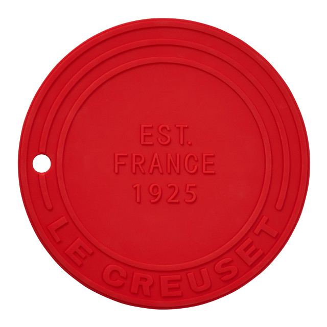 Le Creuset Silicone Trivet Est. 1925, 20cm - Cerise