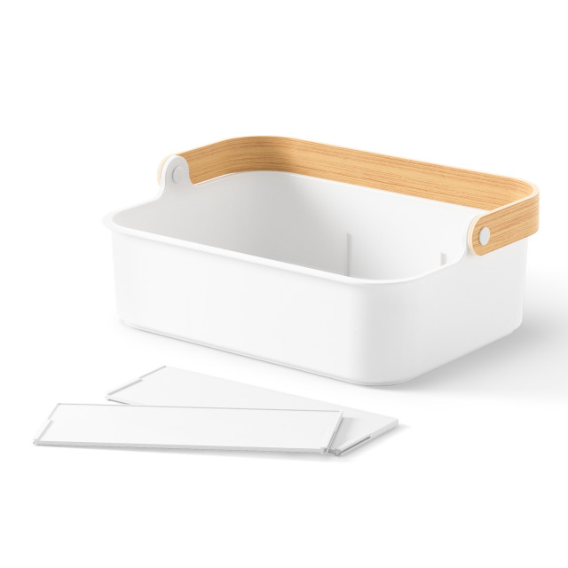 Umbra Bellwood Stackable Bin - Medium with dividers
