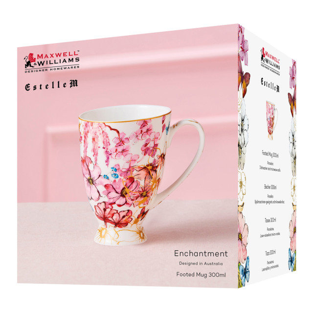 Maxwell & Williams Estelle Michaelides Enchantment Footed Mug, 300ml packaging