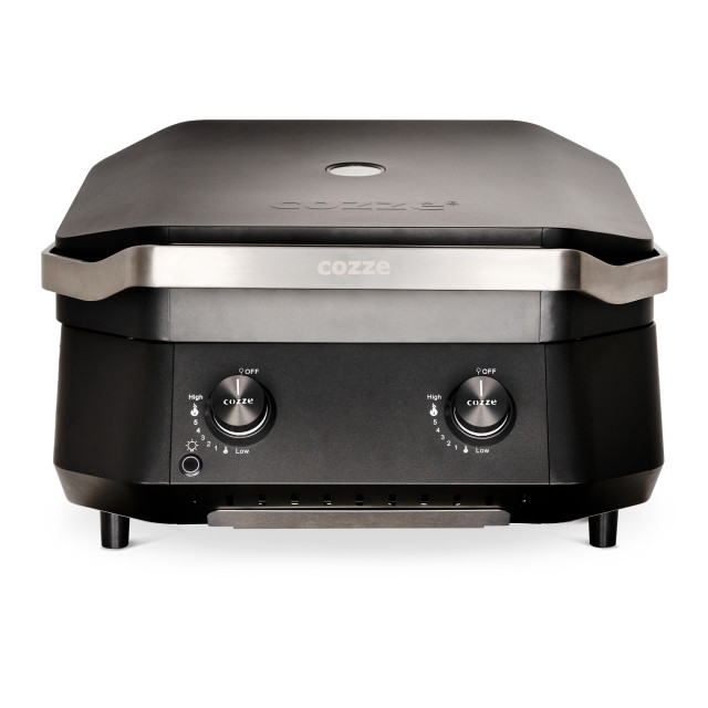Cozze 2 Burner Gas Plancha 600 with Lid