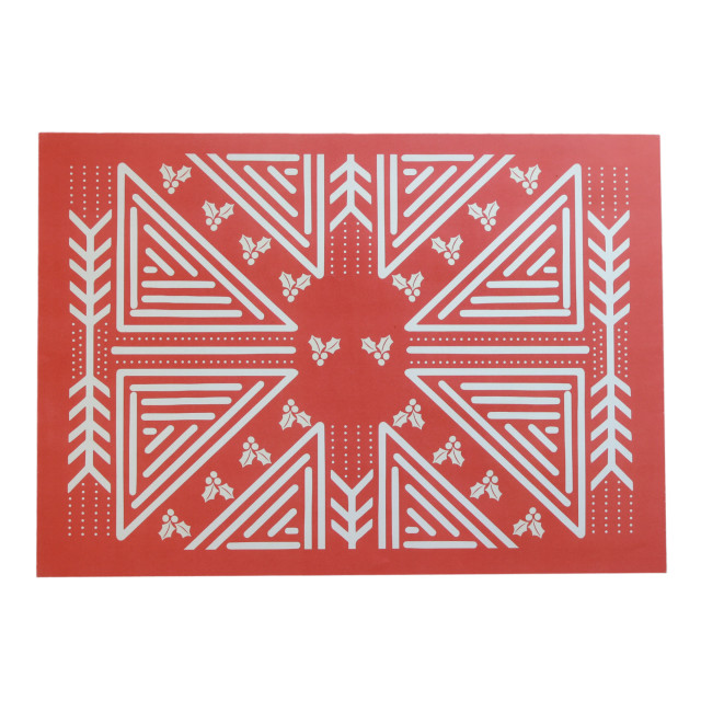 Caversham Textiles Christmas Geometric Paper Placemats - A3
