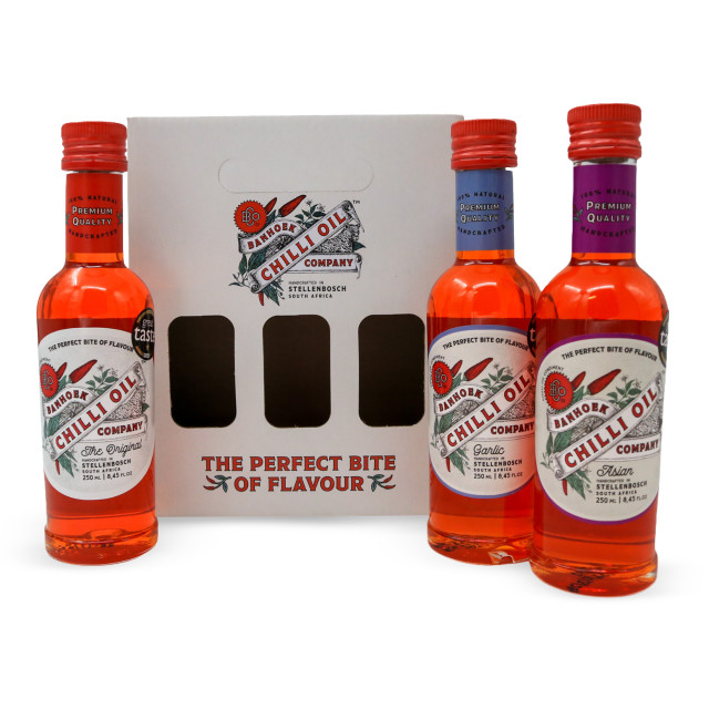 Banhoek Chilli Oil Gift Pack, Set of 3