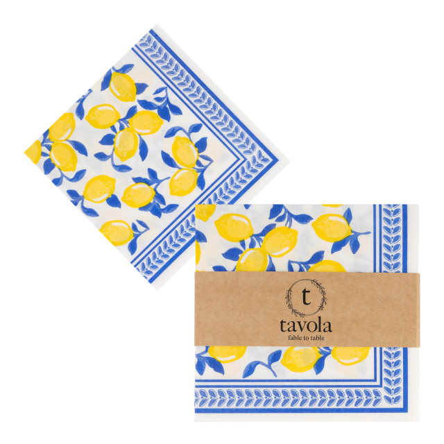 Tavola Amalfi Biodegradable Napkins, Pack of 25