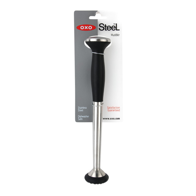 OXO Steel Muddler packaging