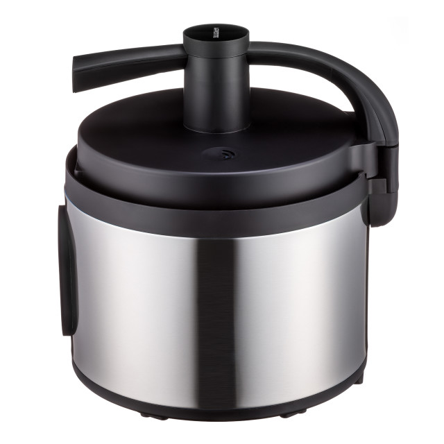 Appetite Automatic Pap Maker Deluxe with Auto Stir - Silver angle