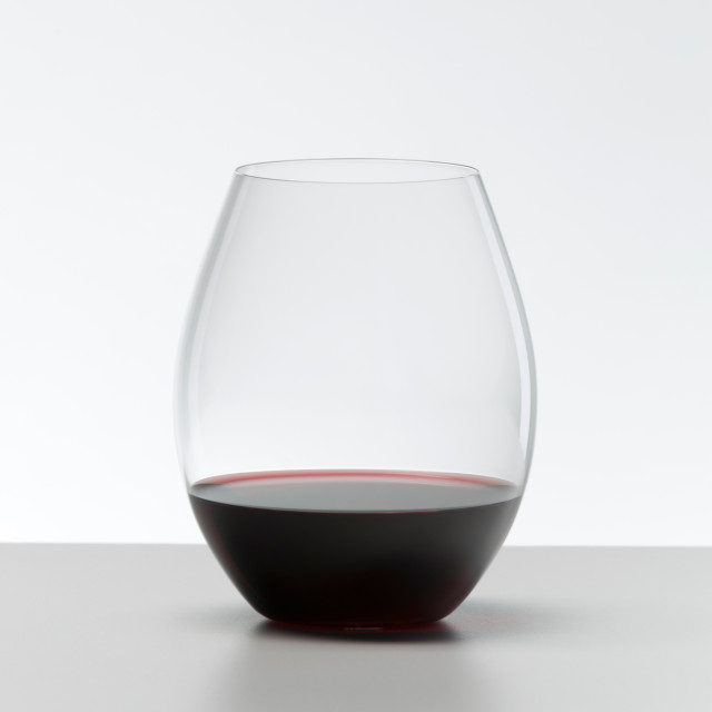 Riedel Wine Friendly Stemless Wine Glasses, Set of 4 on the table