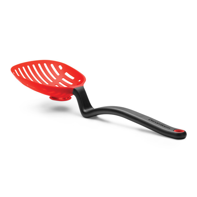 Dreamfarm Lestrain Dripless Sit-Up Scoop Strainer - Red