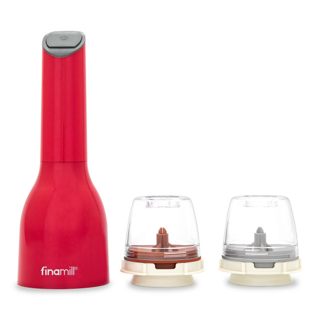 FinaMill Battery Operated Grinder with Pods - Sangria