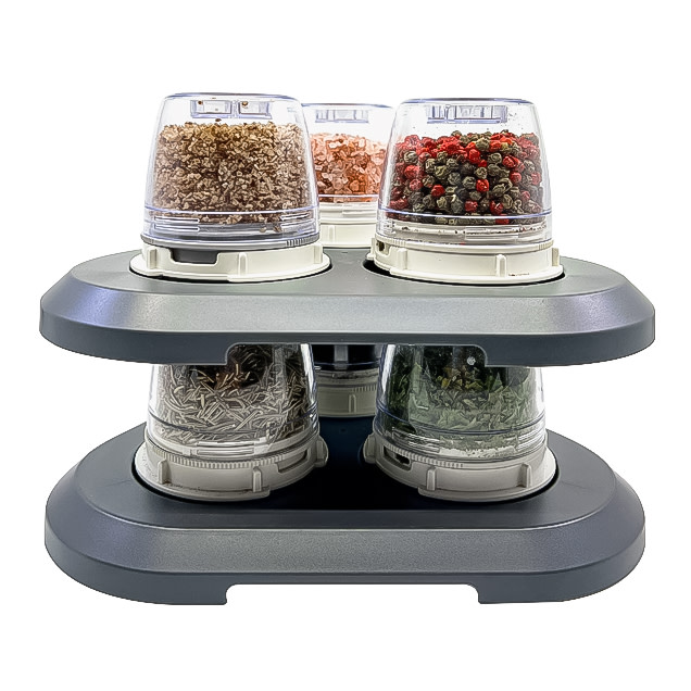 FinaMill Stackable Triangular Tray angle with finapods
