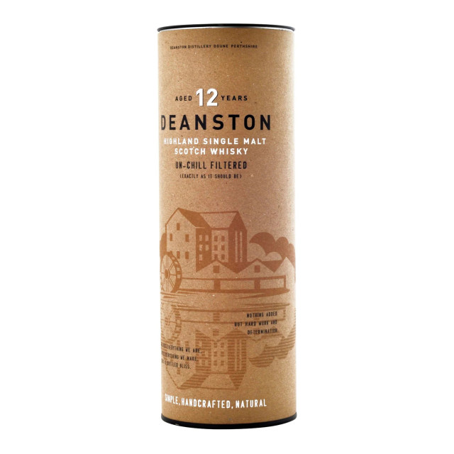 Deanston 12-Year-Old Single Malt Scotch Whisky, 700ml packaging