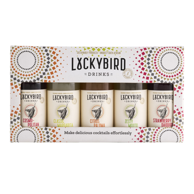 Luckybird Cocktail Mixers Gift, Set of 5 angle