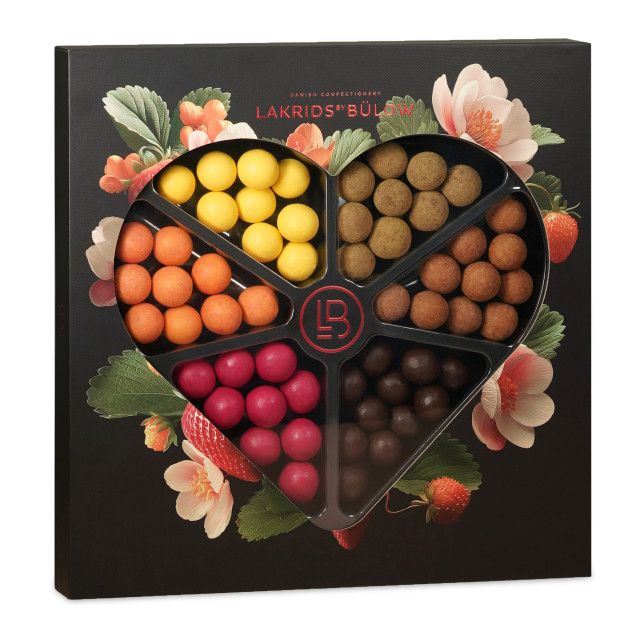 Lakrids by Bulow Chocolate Coated Liquorice Love Gift Box, 435g