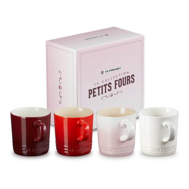 Le Creuset La Collection Petits Fours Mugs, Set of 4