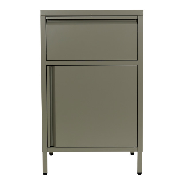 Popstrukt Bon Bon Buddy Side Table - Moss Grey angle