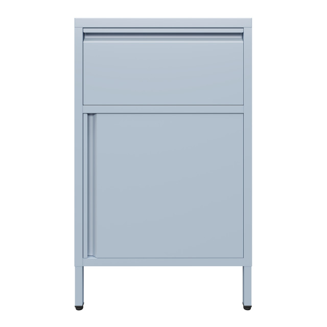 Popstrukt Bon Bon Buddy Side Table - Soft Blue angle
