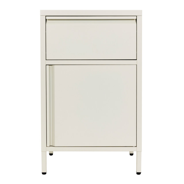 Popstrukt Bon Bon Buddy Side Table - Soft White angle