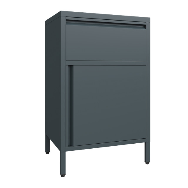 Popstrukt Bon Bon Buddy Side Table - Dark Flint