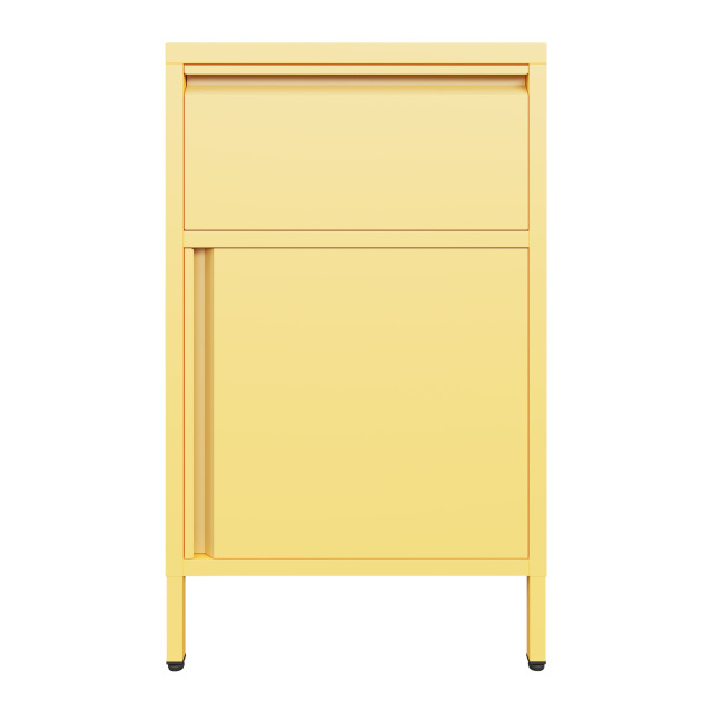 Popstrukt Bon Bon Buddy Side Table - Butter Yellow