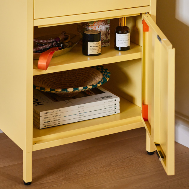 Popstrukt Bon Bon Buddy Side Table - Butter Yellow