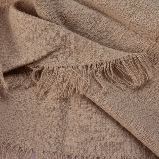 Yuppiechef Stonewashed Cotton Natural Tablecloth - 12-14 - Detail Image