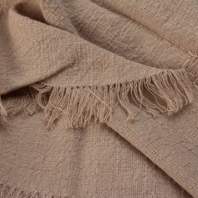 Yuppiechef Stonewashed Cotton Natural Tablecloth - 10-12 Detail Image
