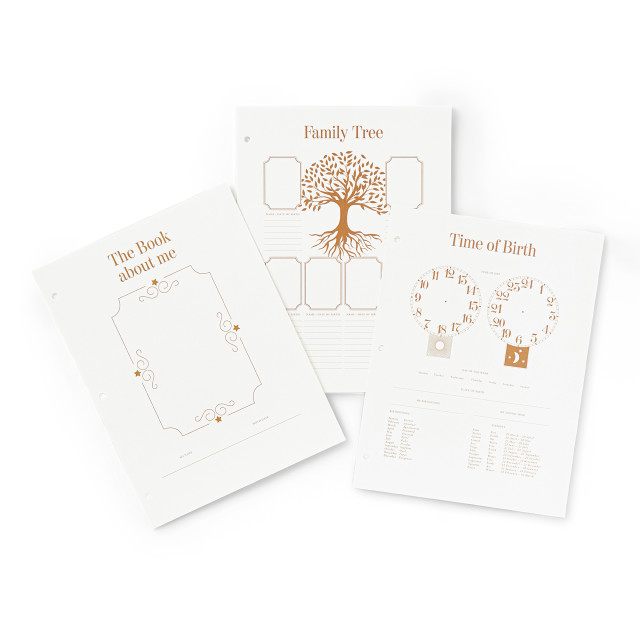 Printworks Baby Album Insert Paper detail