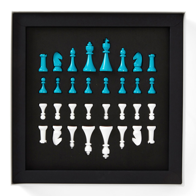 Printworks The Gambit Wood Chess angle