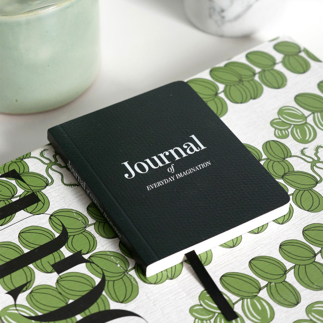 Printworks Pocket Notebook - Black on the table