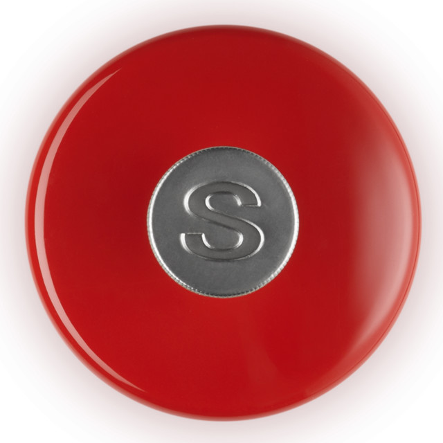 Le Creuset Modern Salt Mill, 21cm - Cerise angle
