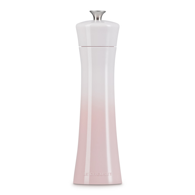 Le Creuset Modern Pepper Mill, 21cm - Shell Pink angle