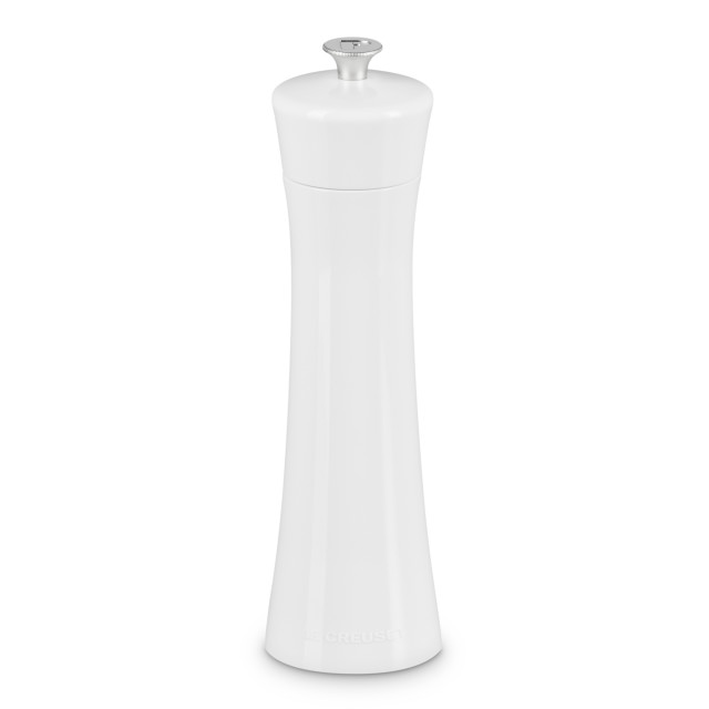 Le Creuset Modern Pepper Mill, 21cm - White angle