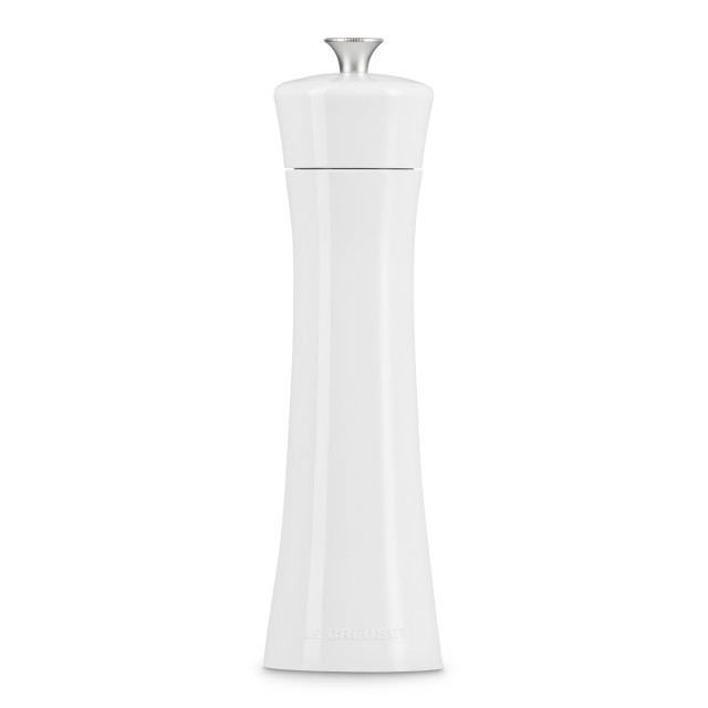 Le Creuset Modern Pepper Mill, 21cm - White angle