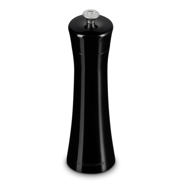 Le Creuset Modern Pepper Mill, 21cm - Shiny Black