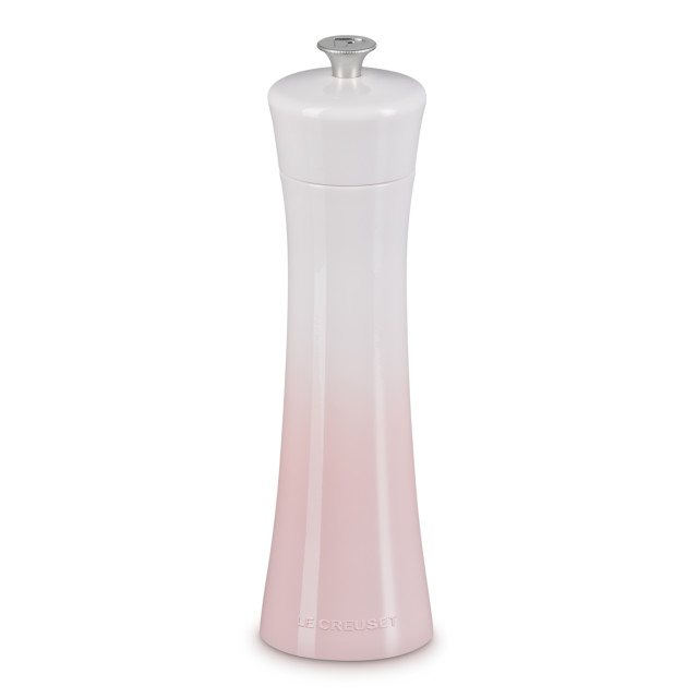 Le Creuset Modern Pepper Mill, 21cm - Shell Pink angle