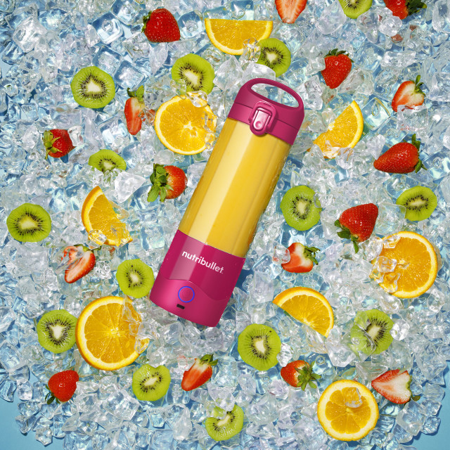 Nutribullet Portable Cordless Blender, 100W - Magenta